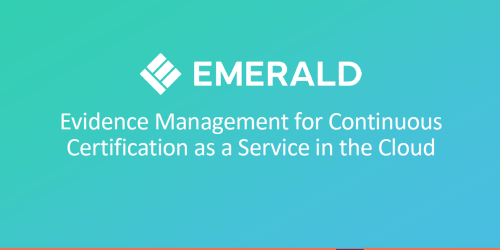 EMERALD general presentation has been published